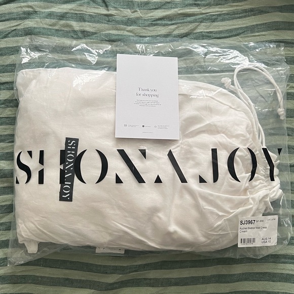 NWT Shona Joy La Lune Ruched Bodice Maxi Dress - Picture 11 of 11